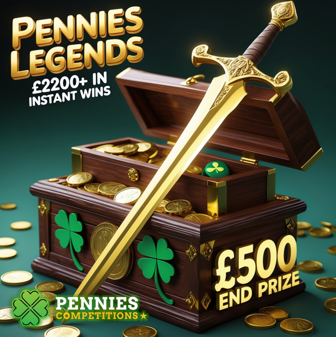 Won Pennies Legends | £2200+ Prize Pot | £500 End Prize