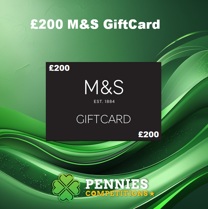 Won £200 Marks And Spencers | Gift Card