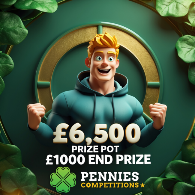 Rory's Ginger Jackpot | £6,500 Prize Pot | £1,000 End Prize